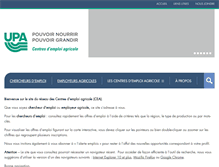 Tablet Screenshot of emploiagricole.com